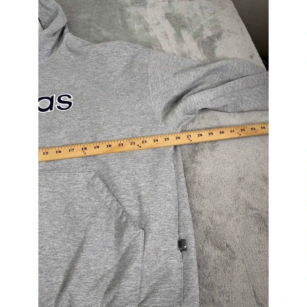 Vintage Y2K Adidas Pullover Hoodie Men's Size XL Gray